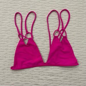 Acacia Hot Pink Bikini Top